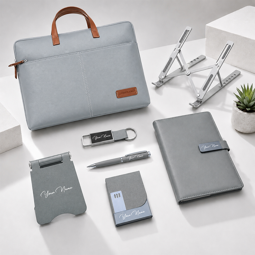 Corporate Employee Welcome Kit Gift Set - 7-in-1